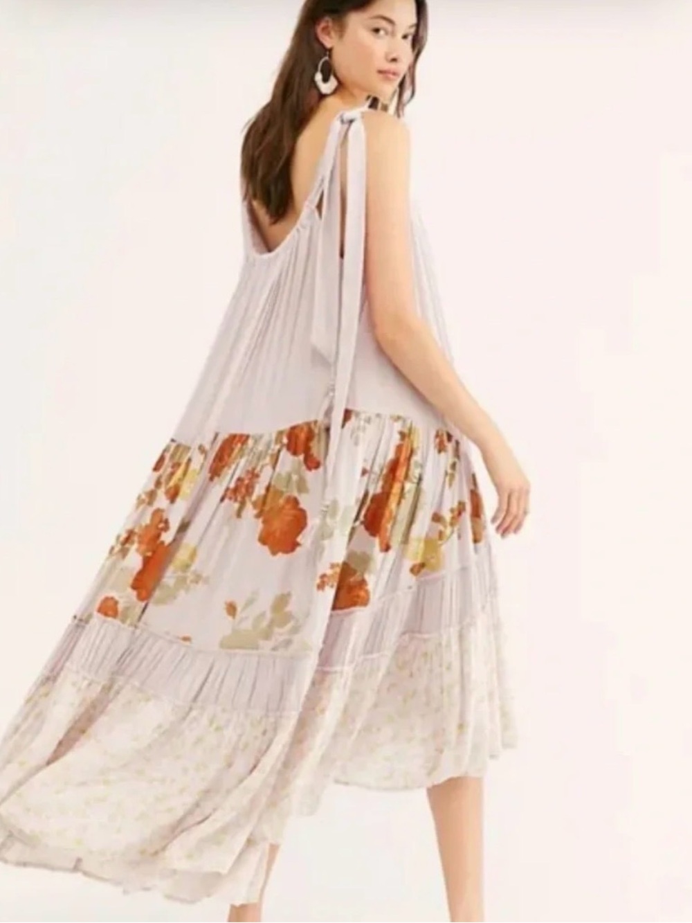 Free People "Bare It All" Bohemian-style Wrap Maxi Dress FABULOUS ✨️